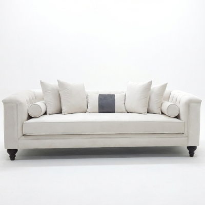 Beatrice Chester Kanepe Bej Kadife