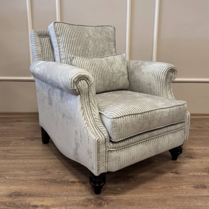 Bernard Berjer Gri Çizgili  - 4