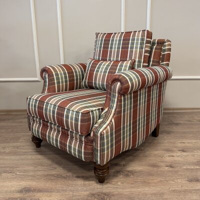 Bernard Ekose Berjer – Kırmızı  Klasik Tekli Koltuk - 3