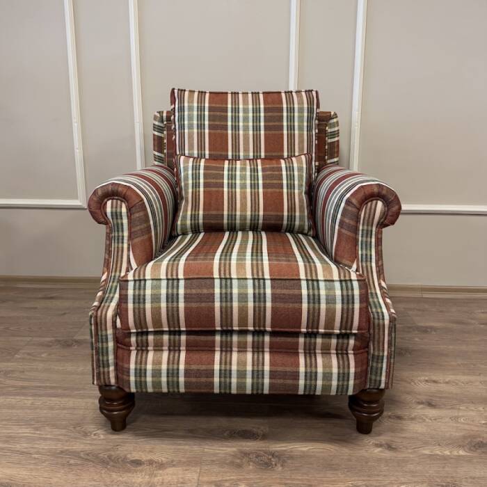 Bernard Ekose Berjer – Kırmızı  Klasik Tekli Koltuk - 4