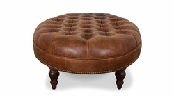 Chester Oval Puf - Thumbnail