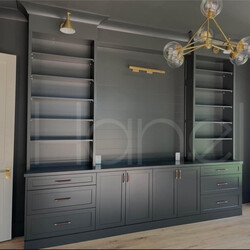 Hanel Mobilya - Dolaplı TV Ünitesi (Antrasit) Hanel Mobilya - Dolaplı TV Ünitesi (Antrasit)