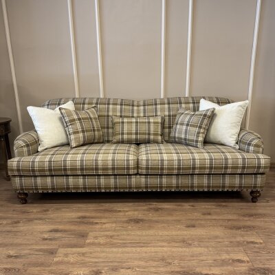 English Arm Kanepe Ekose Kahve - 2