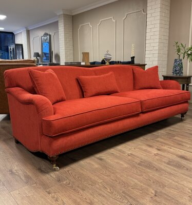 English Arm Kanepe Kırmızı - 2