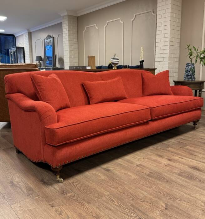 English Arm Kanepe Kırmızı - 2