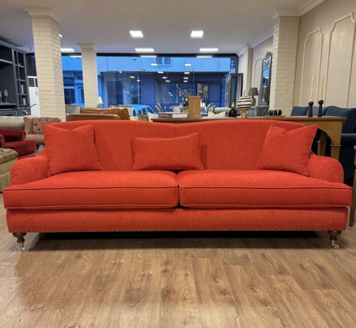 English Arm Kanepe Kırmızı - 3