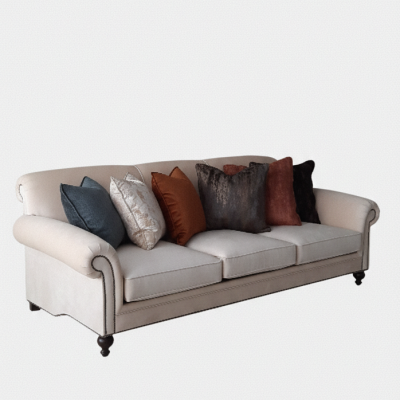 Helena Kanepe Krem Kadife