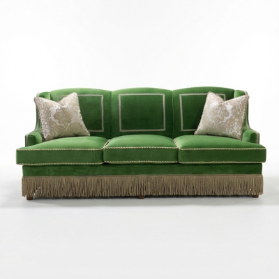 Klasik Kanepe Saçaklı Yeşil - 2