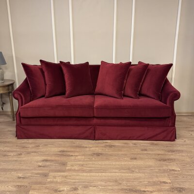 Nora Kanepe Bordo Kadife  - 5