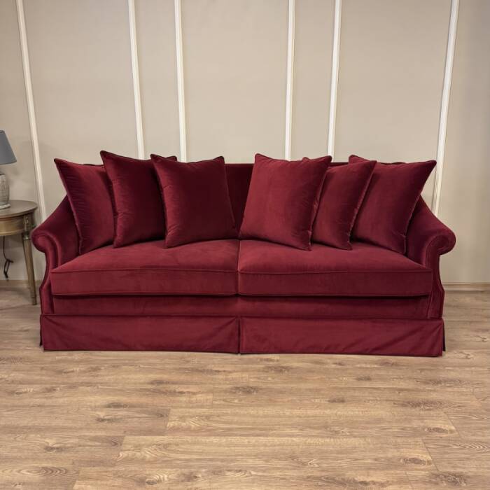 Nora Kanepe Bordo Kadife  - 5