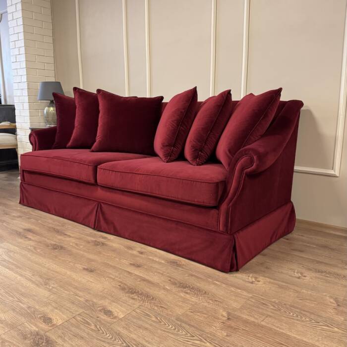 Nora Kanepe Bordo Kadife  - 6