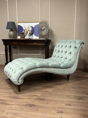 Queen Dinlenme Koltuğu Su Yeşili-Kadife - 2