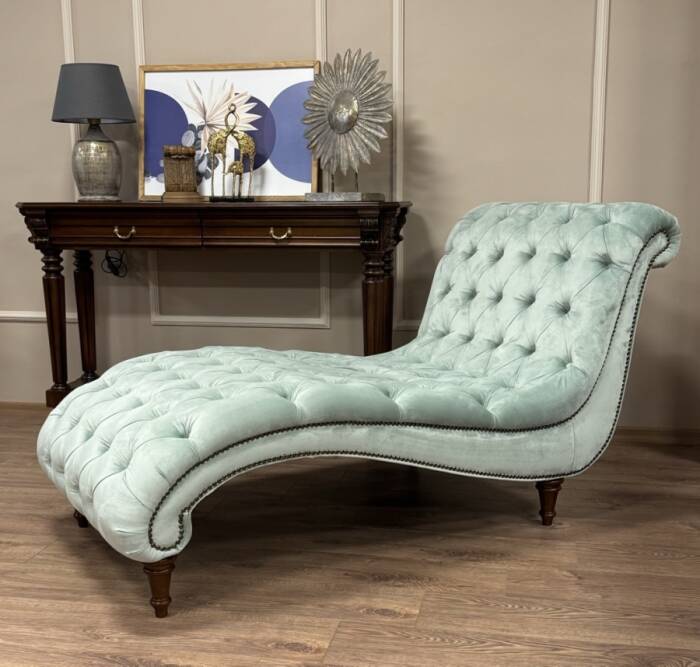 Queen Dinlenme Koltuğu Su Yeşili-Kadife - 3