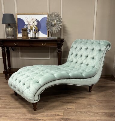 Queen Dinlenme Koltuğu Su Yeşili-Kadife