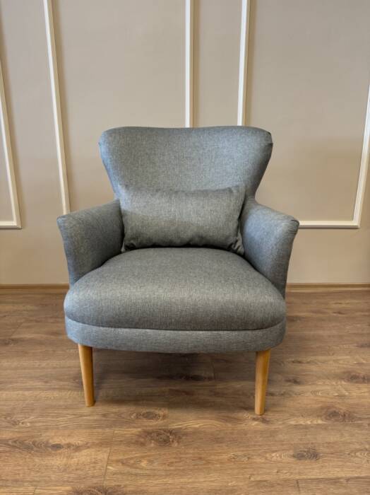 Retro Berjer Gri Keten - 2