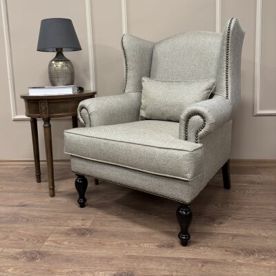 Roll Berjer Krem Keten Kumaş