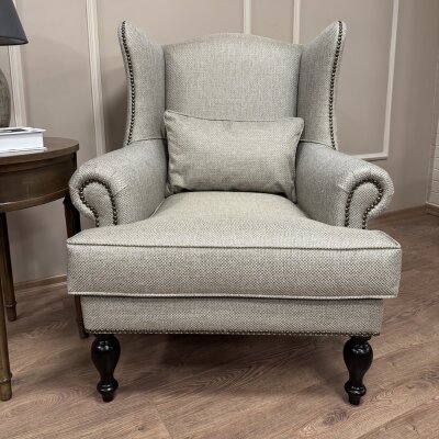 Roll Berjer Krem Keten Kumaş - 5