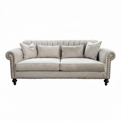 Rona Kanepe Dilimli Bej Kadife - 2