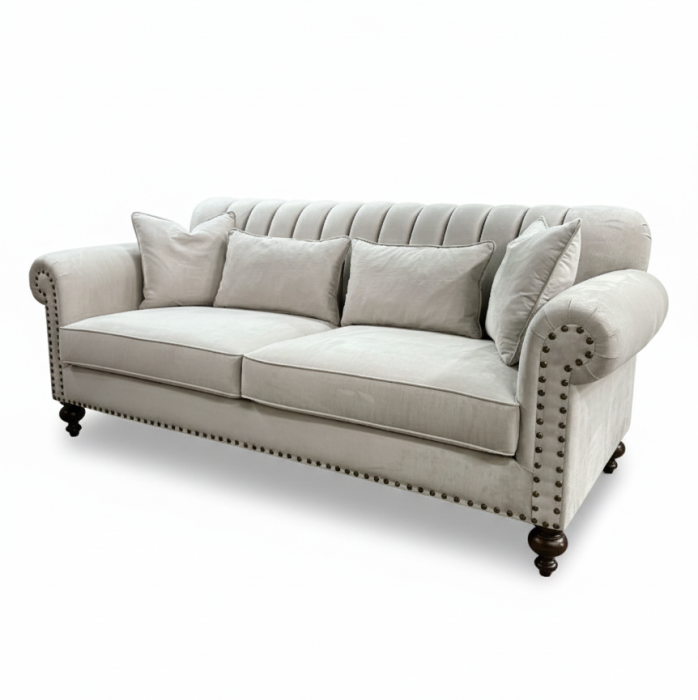 Rona Kanepe Dilimli Bej Kadife - 5